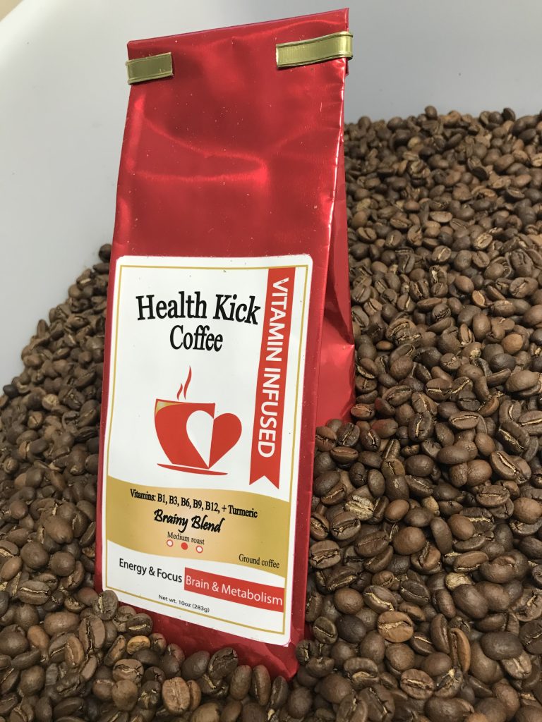 Brainy Blend Coffee - Health Kick Coffee - Vitamin Infused Organic Coffee